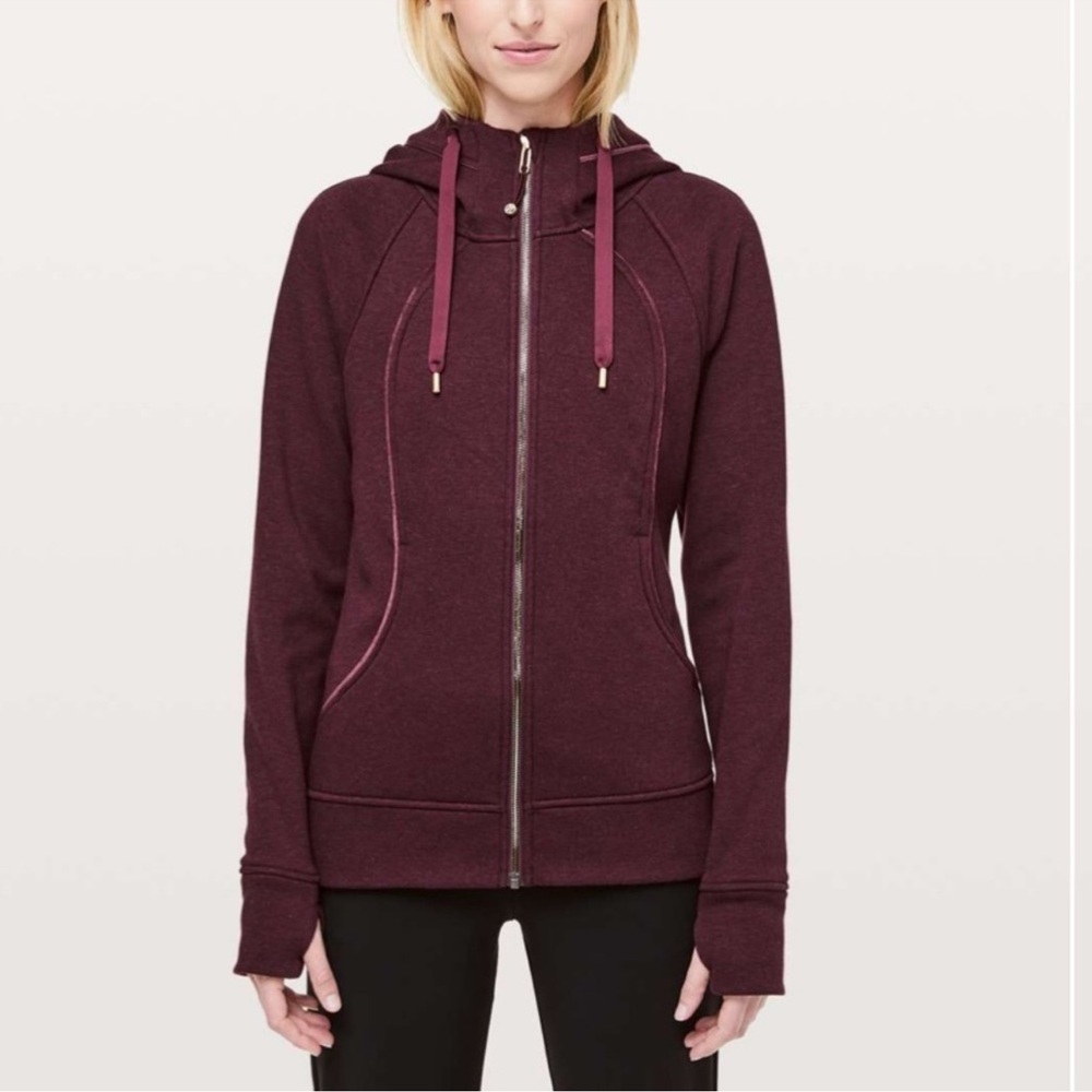 Women's Lululemon Plum Zip-Up Hoodie